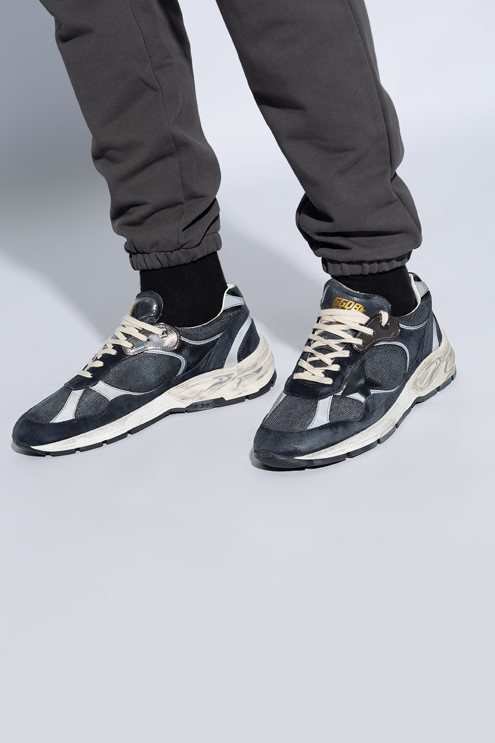 Navy blue 'Running Dad' sneakers Golden Goose - itstheshoes